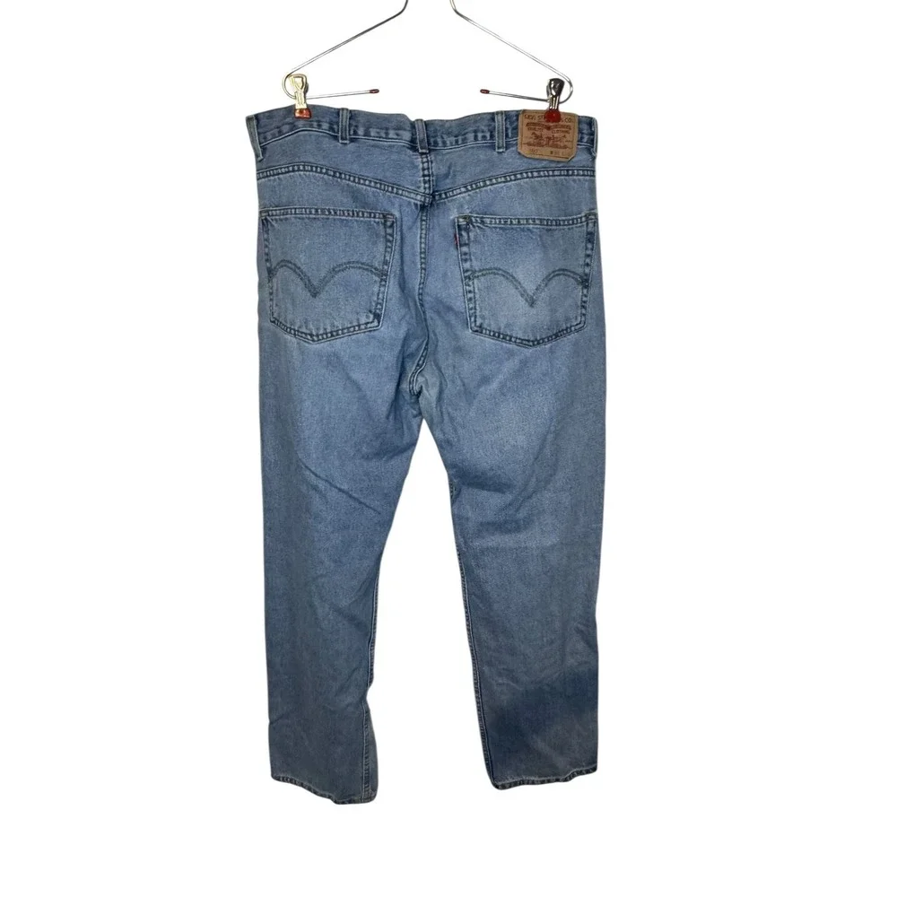 Levi's Men's Jeans‎ Vintage 550 Relaxed Fit Straight Denim Light Wash Blue 38X33